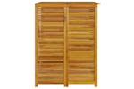 Vidaxl 3155240 Triple Garbage Bin Shed 210x89x117 Cm Solid Wood Acacia