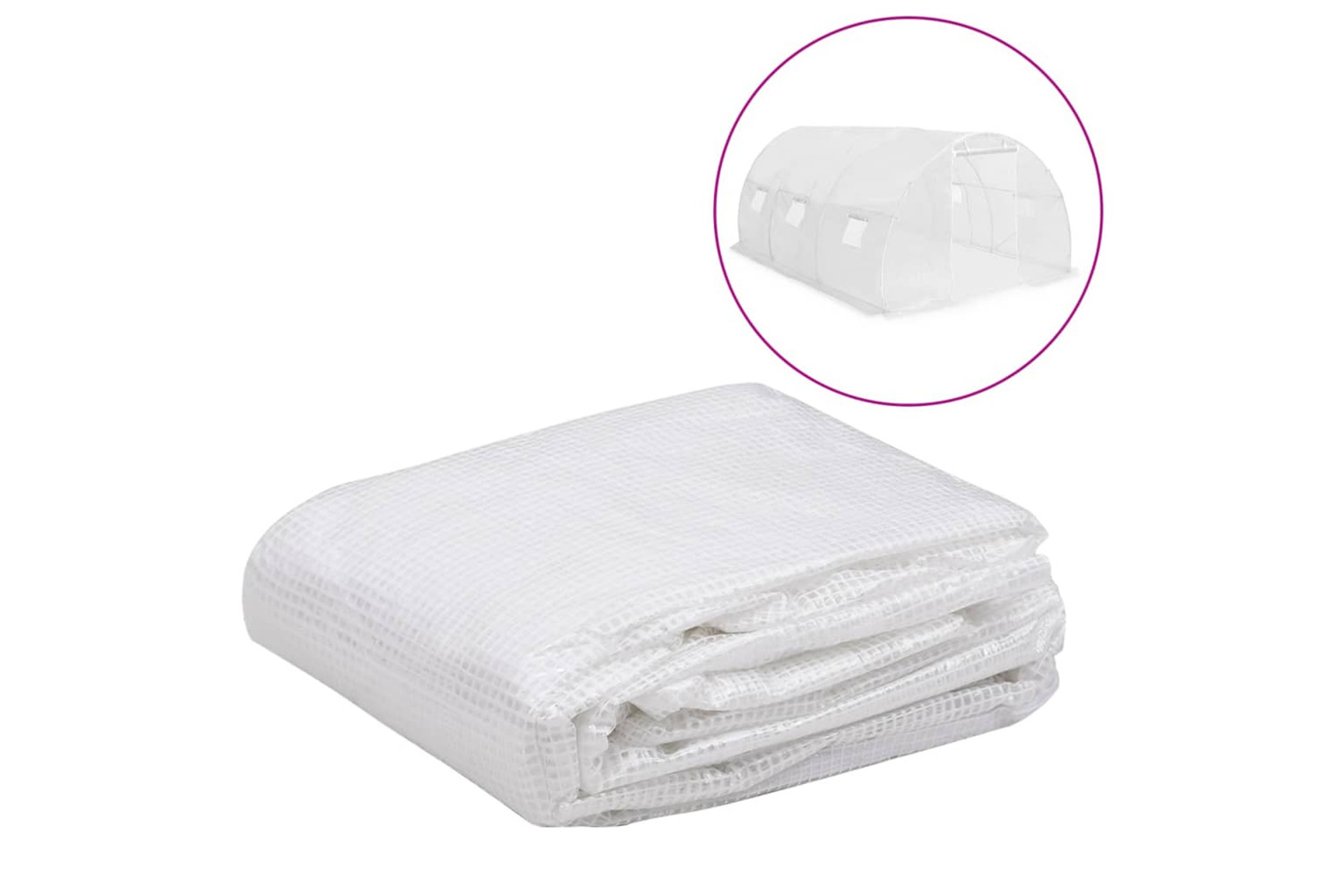 vidaXL 316436 Greenhouse Replacement Cover (13.5 m²) 3x4.5x2 M Transparent