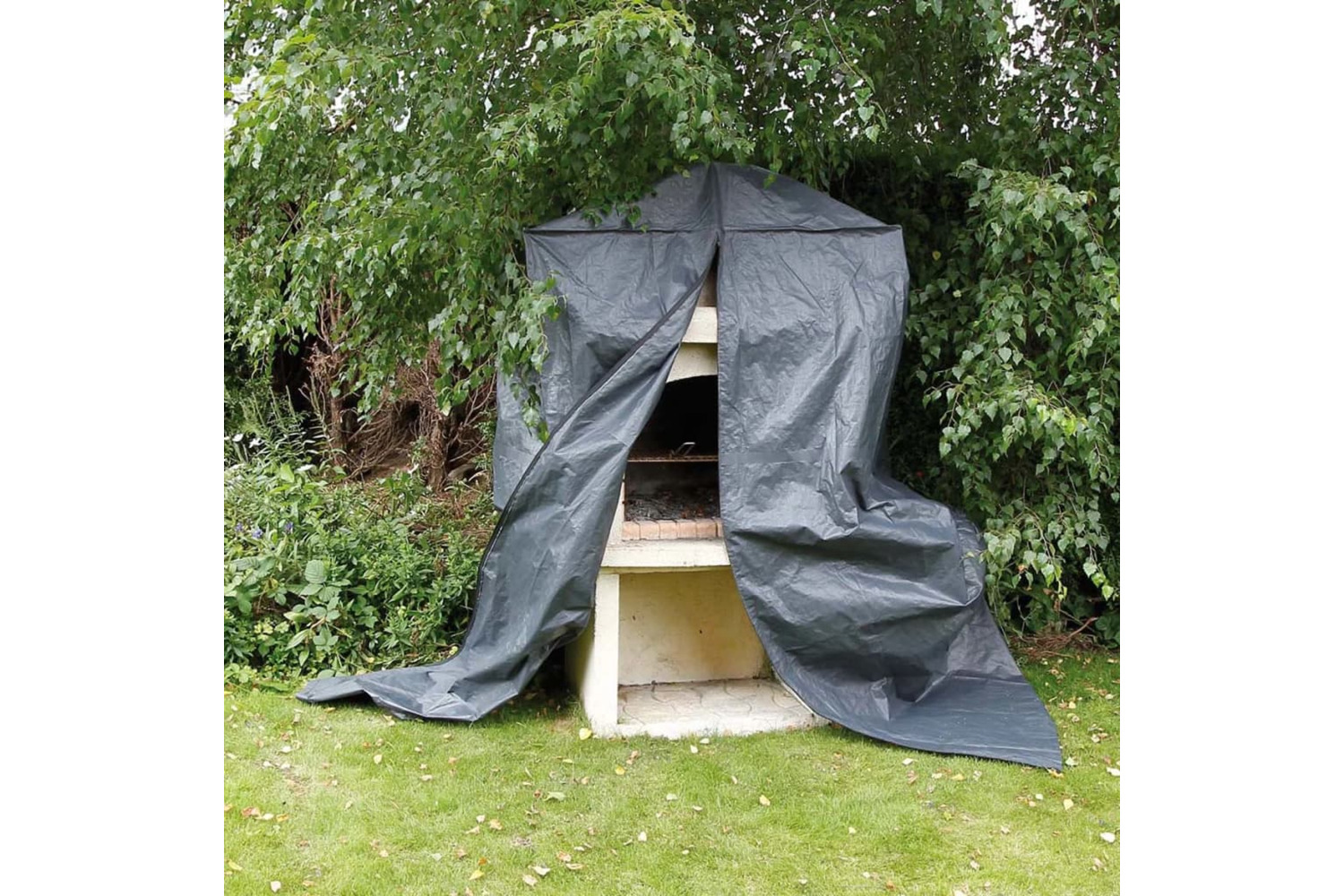 Nature 407088 Protective Cover For Masonry Bbqs 253x128x80 Cm