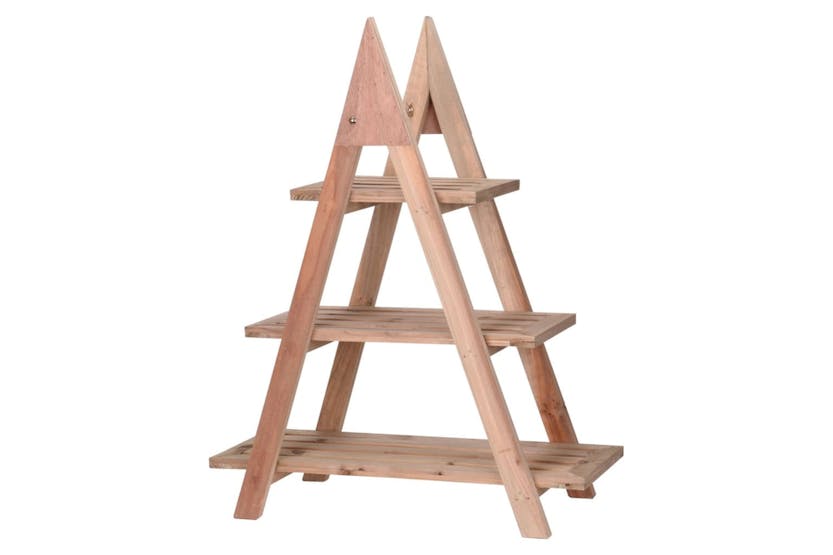H&s Collection 443169 Plant Rack With 3 Levels 48x32x79 Cm Wood