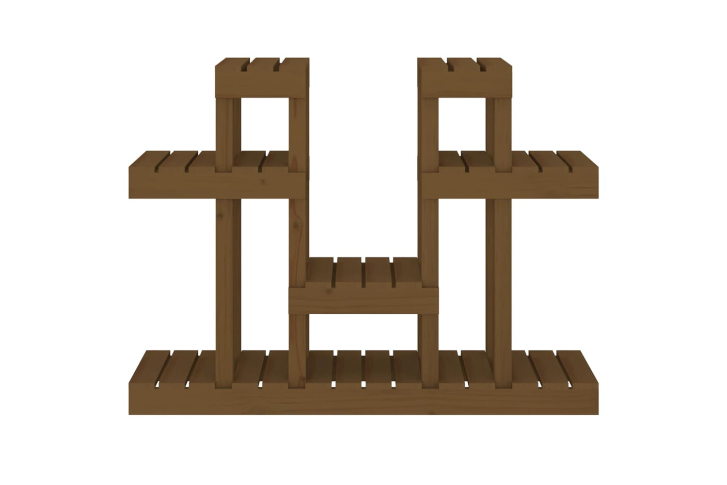 vidaXL 822100 Plant Stand Honey Brown 104.5x25x77.5cm Solid Wood Pine