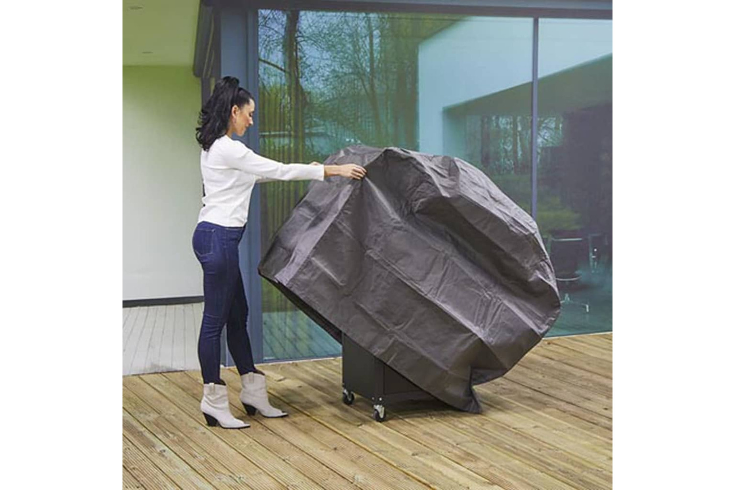 Perel Garden 443084 Outdoor Barbecue Cover 175 Cm