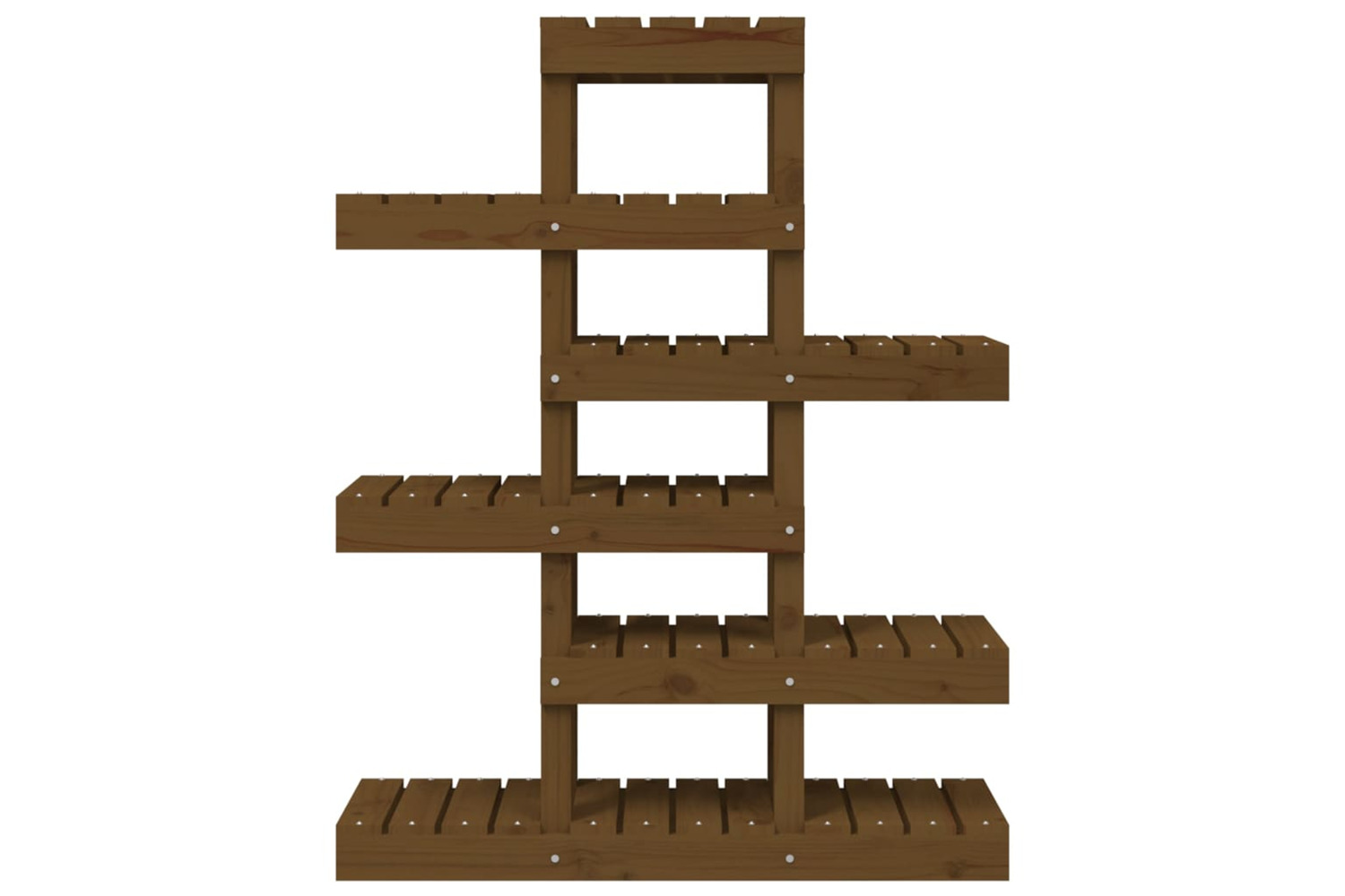 vidaXL 822090 Plant Stand Honey Brown 85x25x109.5cm Solid Wood Pine