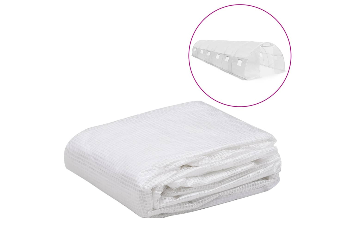 vidaXL 316438 Greenhouse Replacement Cover (27 m²) 3x9x2 M Transparent