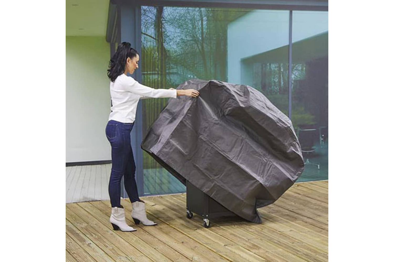 Perel Garden 443085 Outdoor Barbecue Cover 195 Cm