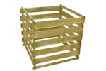 Vidaxl 41656 Slatted Compost Bin 0.54 M3 Square Wood