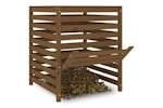 Vidaxl 823818 Composter Honey Brown 82.5x82.5x99.5 Cm Solid Wood Pine