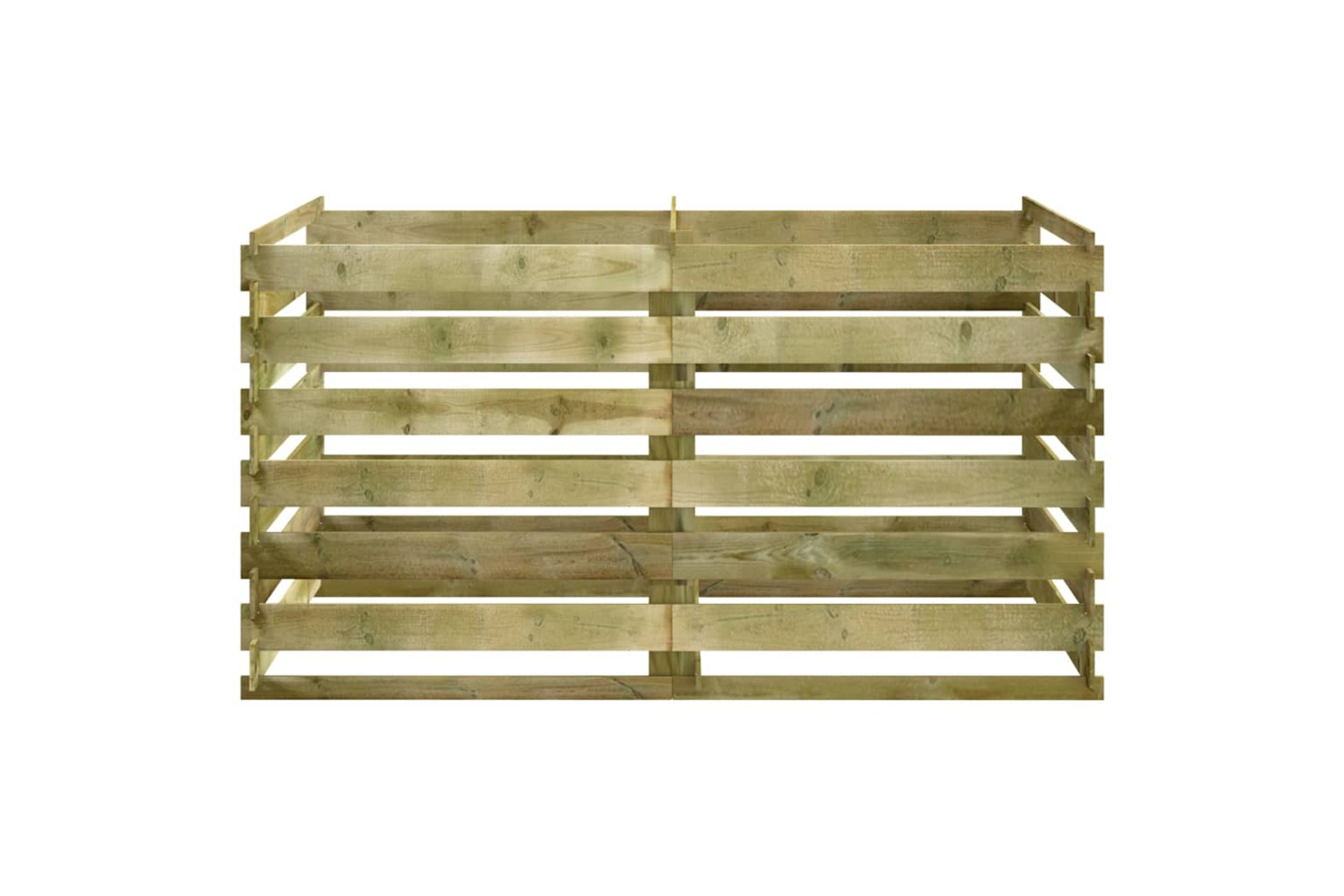 vidaXL 42955 Slatted Compost Bin Impregnated Pinewood 160x80x58cm