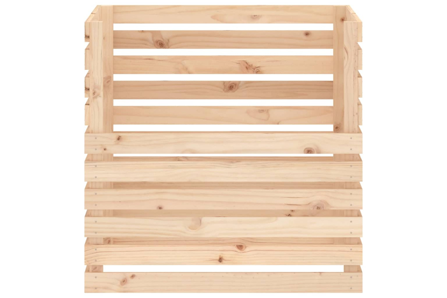 vidaXL 822187 Composter 80x80x78cm Solid Wood Pine