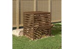 Vidaxl 823818 Composter Honey Brown 82.5x82.5x99.5 Cm Solid Wood Pine