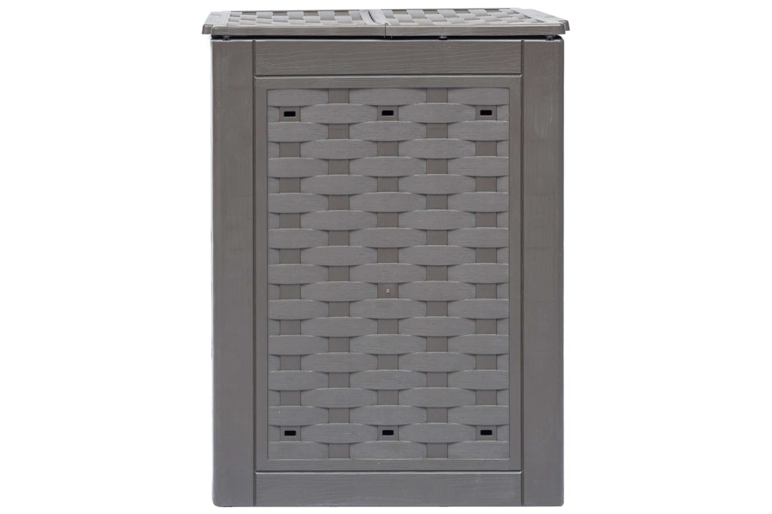 vidaXL 45681 Garden Composter Brown 60x60x83cm 300 L Plastic Rattan