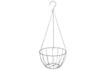 Vidaxl 3188014 Hanging Basket Brackets With Planters 4 Pcs Black Steel