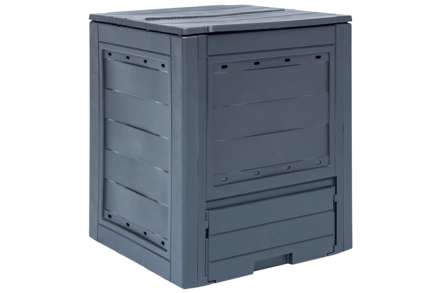 vidaXL 45682 Garden Composter Grey 60x60x73cm 260 L