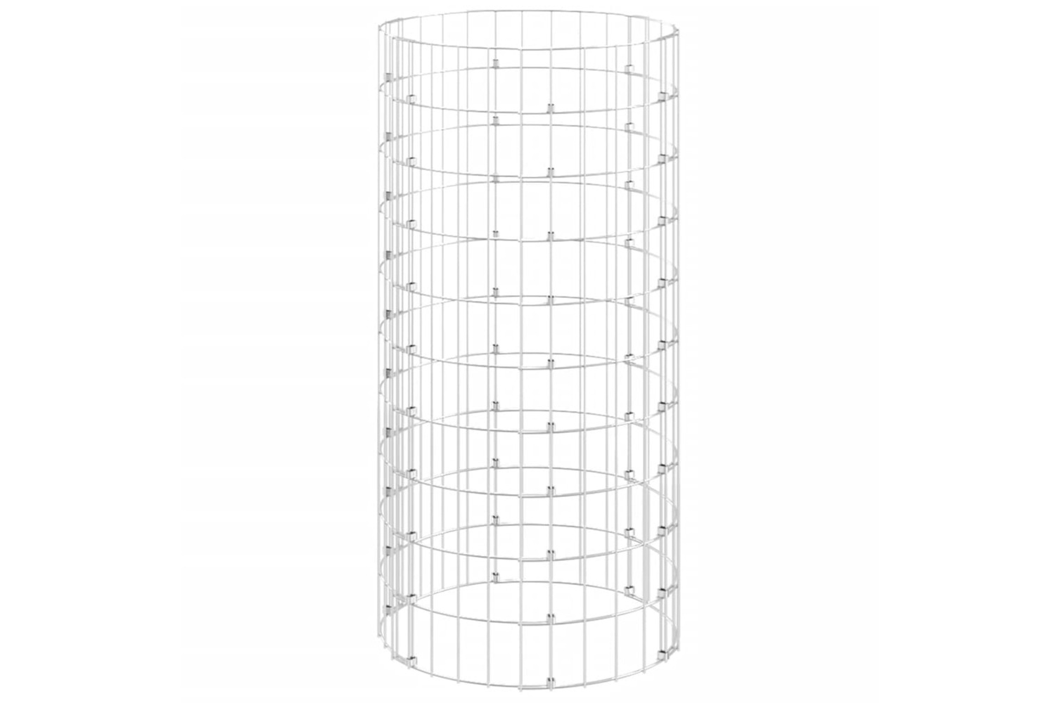 Vidaxl 3115942 Garden Composter Ã50x100 Cm Galvanised Steel