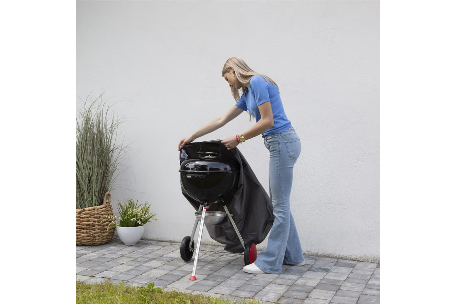 Madison 423674 Barbecue Cover Round 57x88cm Grey