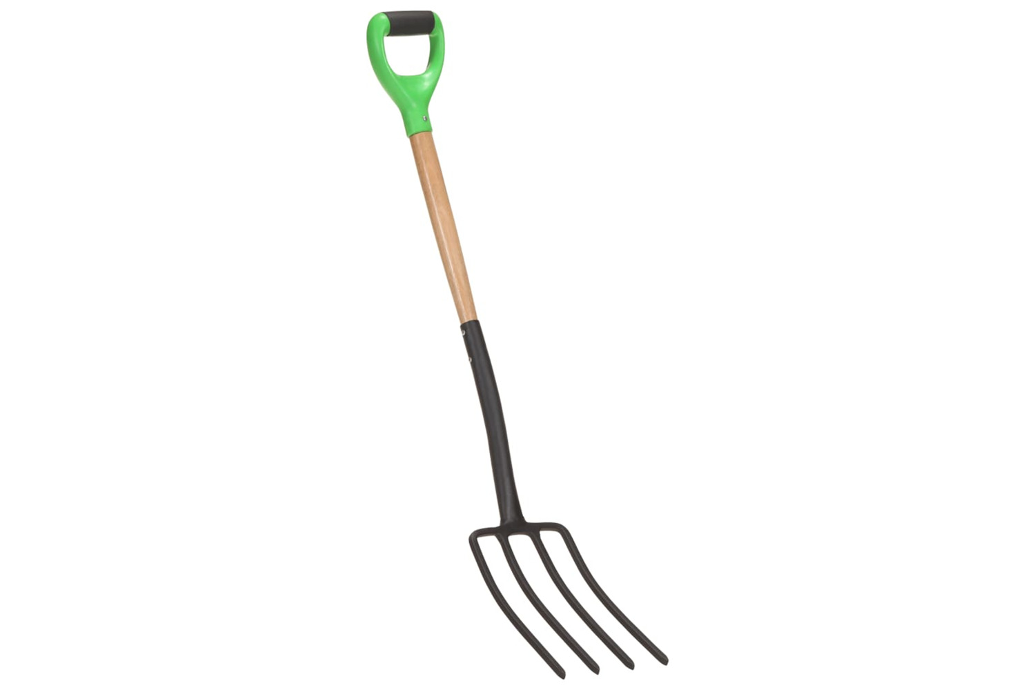 vidaXL 146141 Garden Digger Fork D Grip Steel And Hardwood