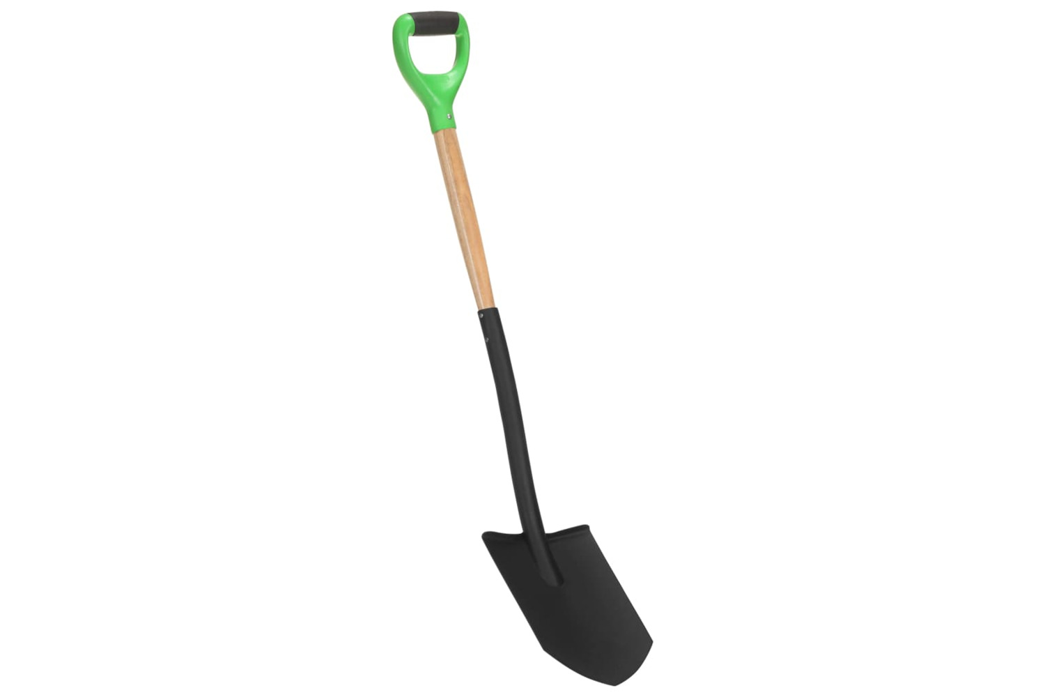 vidaXL 146143 Garden Point Shovel D Grip Steel And Hardwood