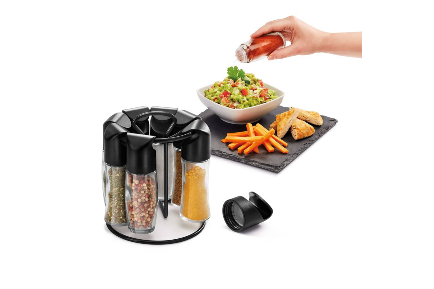 Metaltex 430418 Spice Rack Carousel Spice-8