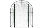 Vidaxl 317247 Greenhouse Transparent 160x400x190 Cm Pvc&powder-coated Steel