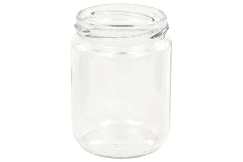 Vidaxl 50799 Glass Jam Jars With White And Red Lid 96 Pcs 230 Ml