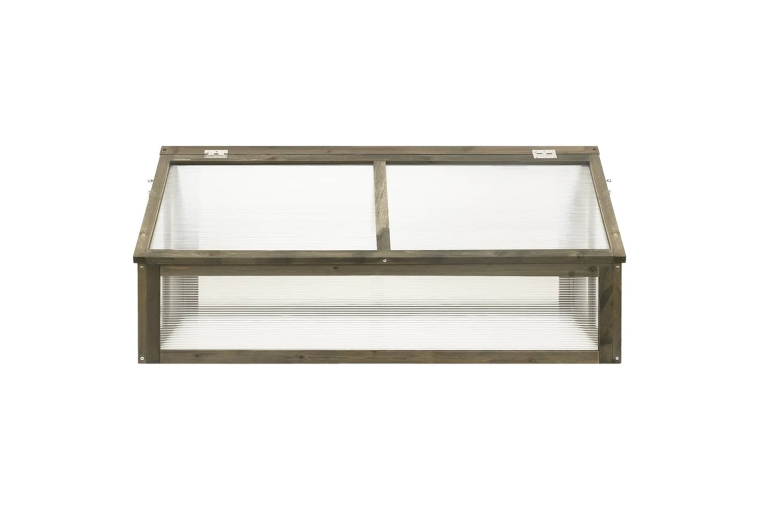 vidaXL 316416 Greenhouse Grey 114x80x50cm Firwood