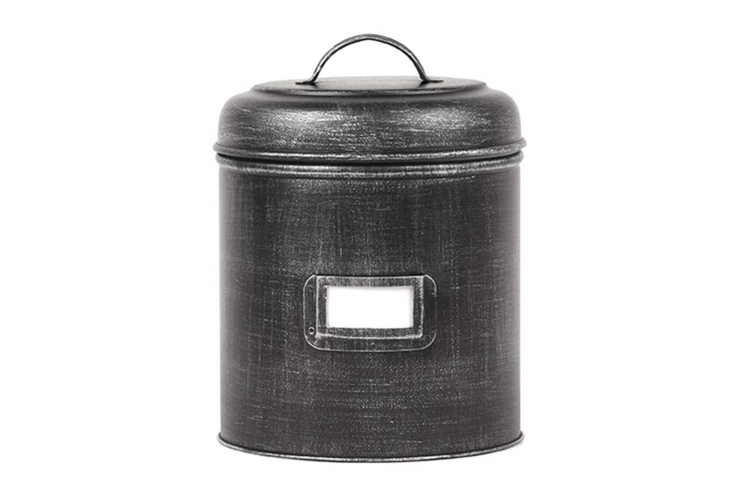 Label51 436675 Canister 14x14x20 Cm M Antique Black
