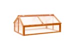 Vidaxl 316415 Greenhouse Brown 114x80x50 Cm Firwood