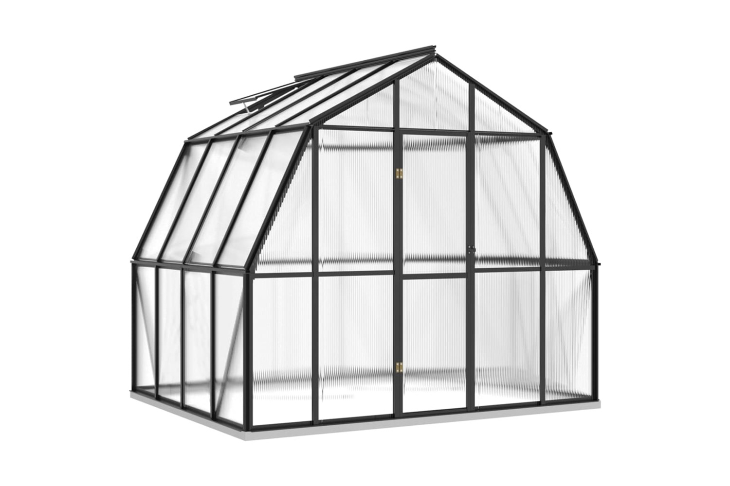 vidaXL Greenhouse With Base Frame Anthracite 6.43 M2 Aluminium