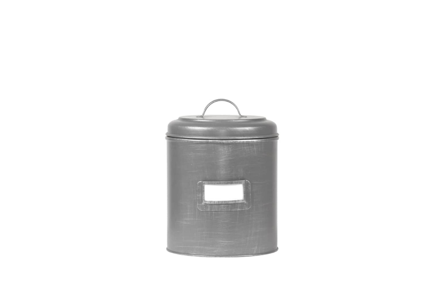 Label51 436642 Canister 14x14x20 Cm M Antique Grey