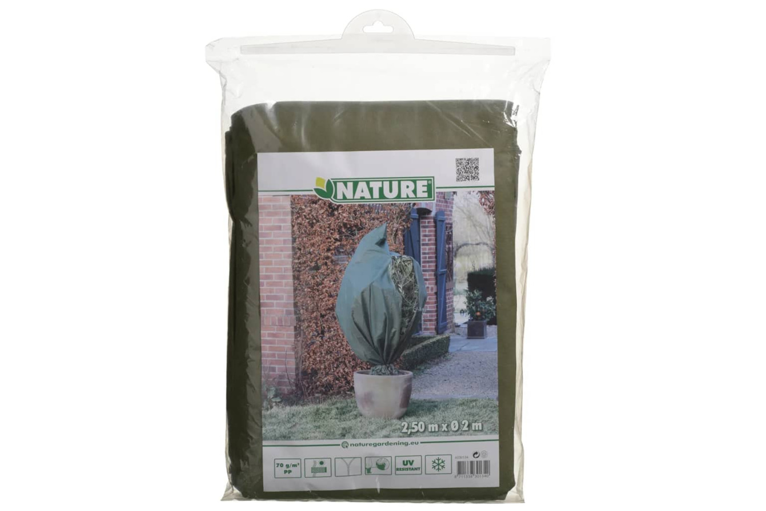 Nature 407095 Winter Fleece Cover 70 G/sqm Green 2x2.5 M