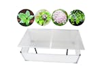 Vidaxl 40213 Cold Frame 2 Lids 110x55x41 Cm