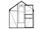 Vidaxl 48219 Greenhouse With Base Frame Anthracite Aluminium 8.17 Mâ²