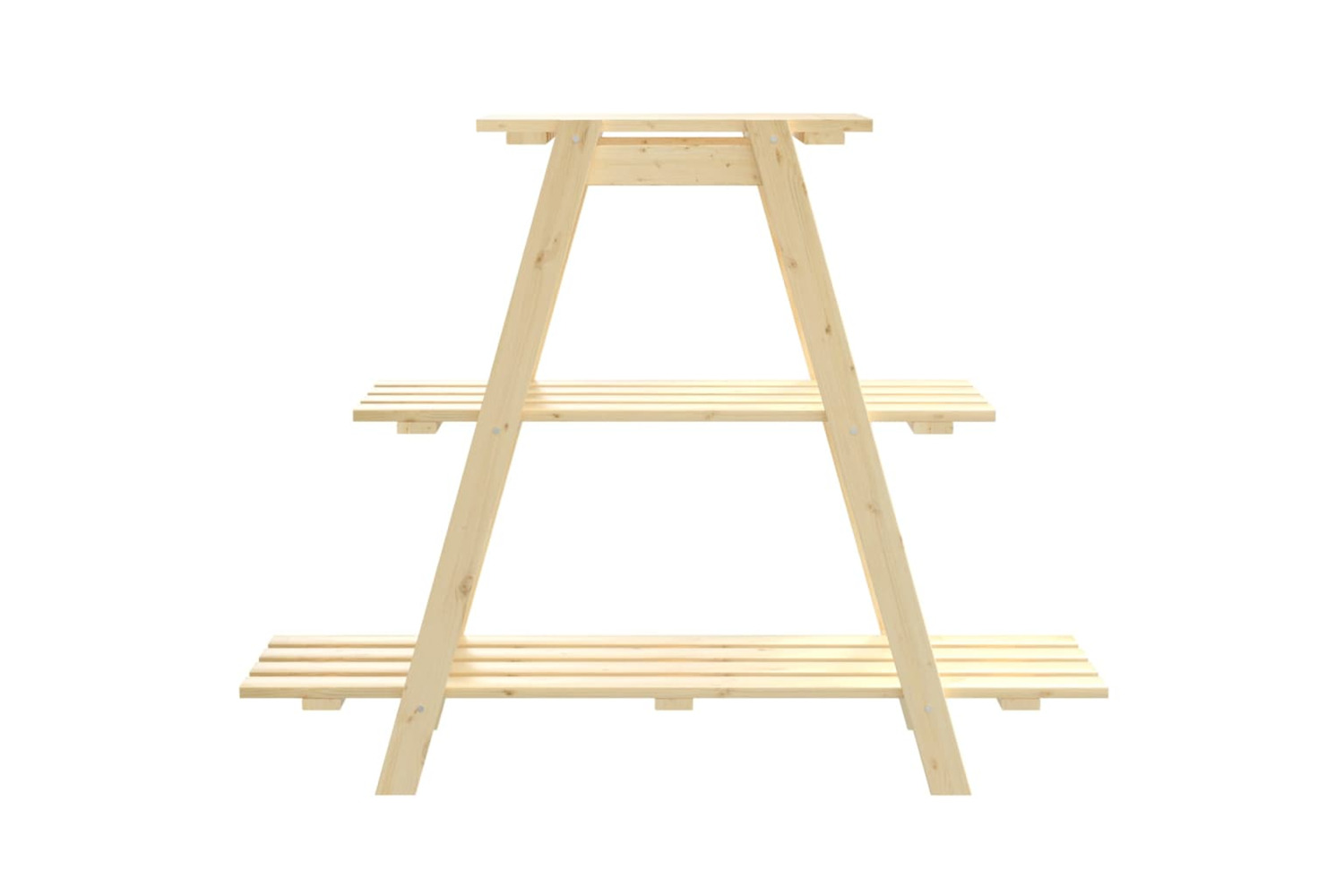 vidaXL 327378 Flower Rack 101x23x79cm Solid Wood Pine