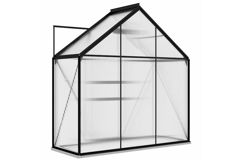 Vidaxl 312064 Greenhouse Anthracite Aluminium 1.33 Mâ²