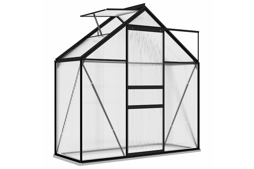 Vidaxl 312064 Greenhouse Anthracite Aluminium 1.33 Mâ²