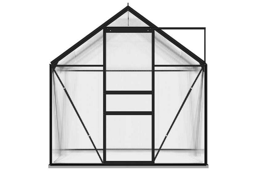 Vidaxl 312065 Greenhouse Anthracite Aluminium 2.47 Mâ²