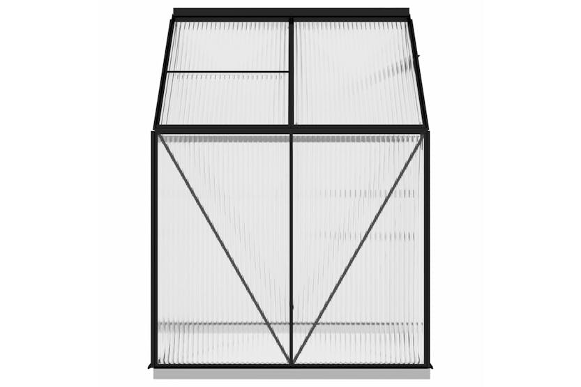 Vidaxl 312065 Greenhouse Anthracite Aluminium 2.47 Mâ²