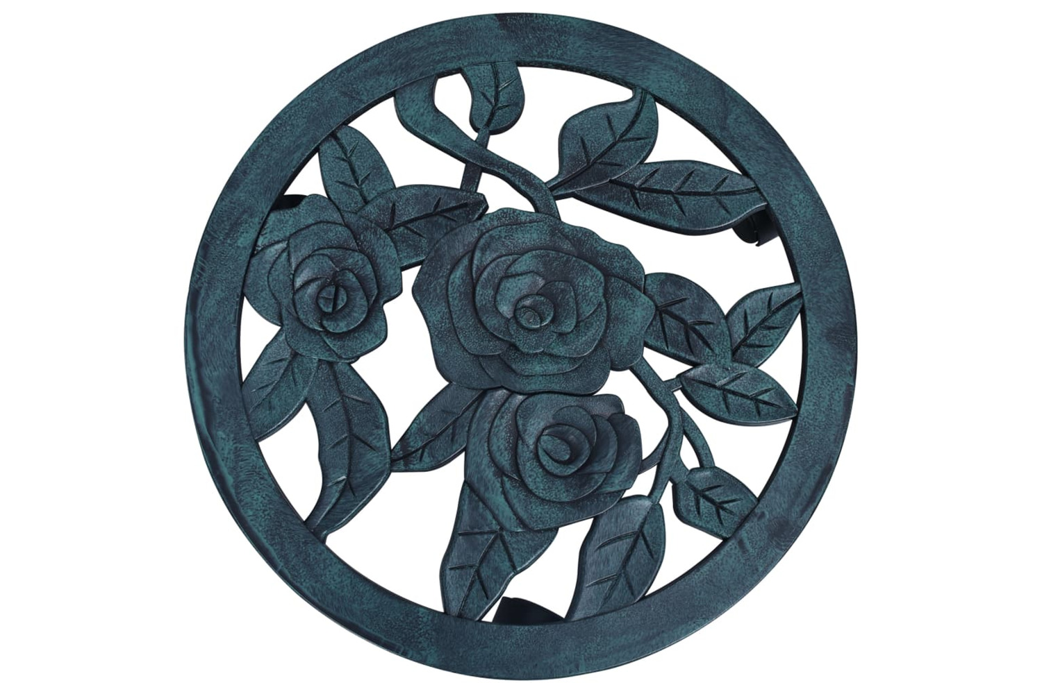 vidaXL 48228 Plant Trolleys 6 Pcs Green 38cm Plastic