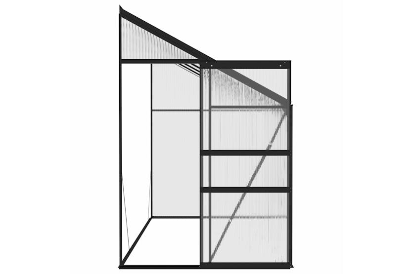 Vidaxl 312046 Greenhouse Anthracite Aluminium 6.23 Mâ³