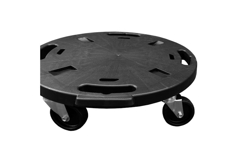 Vidaxl 151830 Plant Trolley With Wheels Diameter 40 Cm Black 275 Kg