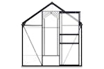 Vidaxl 48218 Greenhouse With Base Frame Anthracite Aluminium 7.03 Mâ²