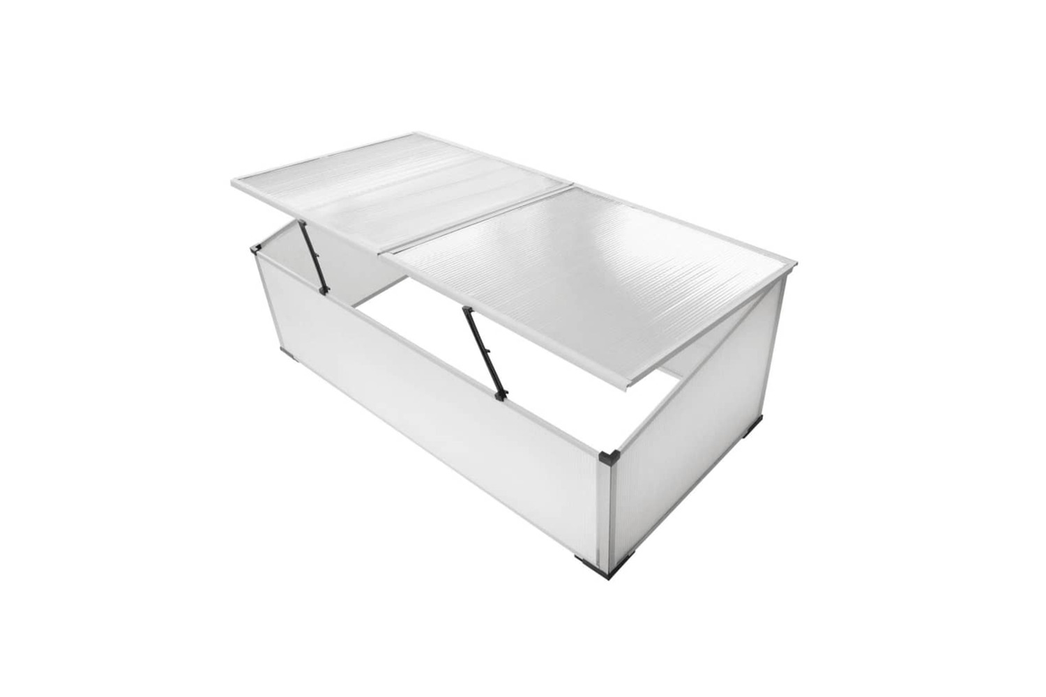 vidaXL 40213 Cold Frame 2 Lids 110x55x41cm