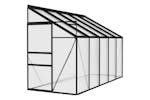 Vidaxl 312046 Greenhouse Anthracite Aluminium 6.23 Mâ³