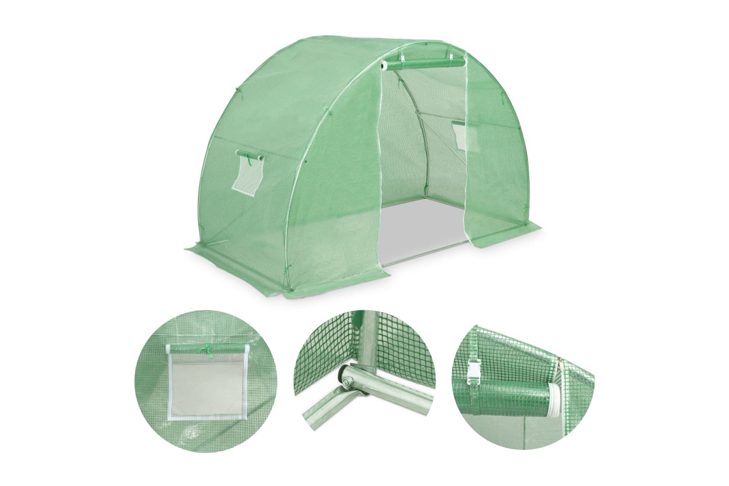 vidaXL 45533 Greenhouse 4.5m² 300x150x200cm