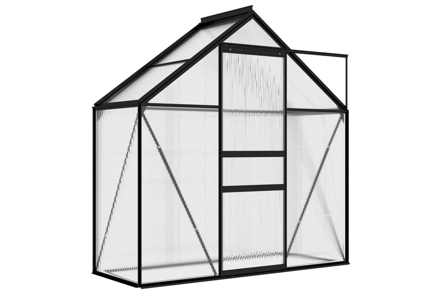 Vidaxl 312056 Greenhouse Anthracite Aluminium 1.33 Mâ²