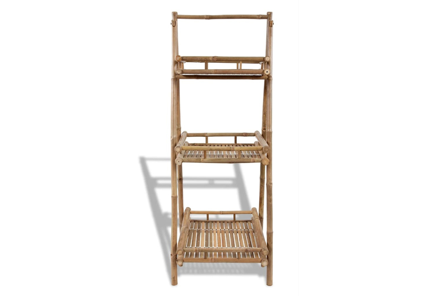 vidaXL 41493 3-tier Folding Bamboo Plant Rack