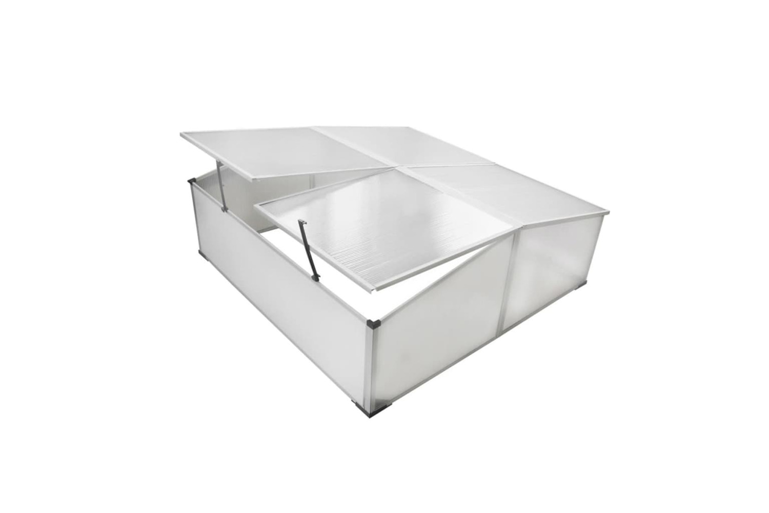 vidaXL 40214 Cold Frame 4 Lids 108x110x41cm