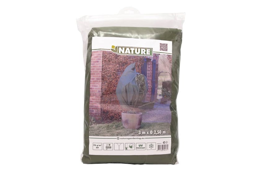 Nature 407096 Winter Fleece Cover 70 G/sqm Green 2.5x3 M