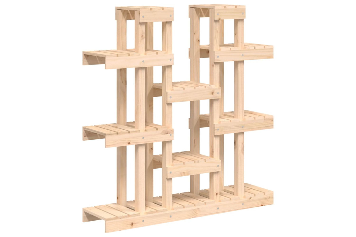 vidaXL 822092 Plant Stand 104.5x25x109.5cm Solid Wood Pine