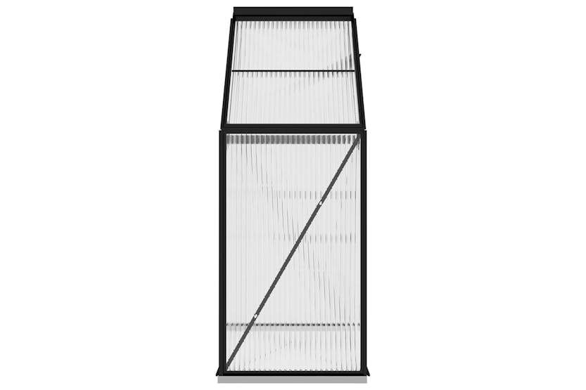 Vidaxl 312064 Greenhouse Anthracite Aluminium 1.33 Mâ²